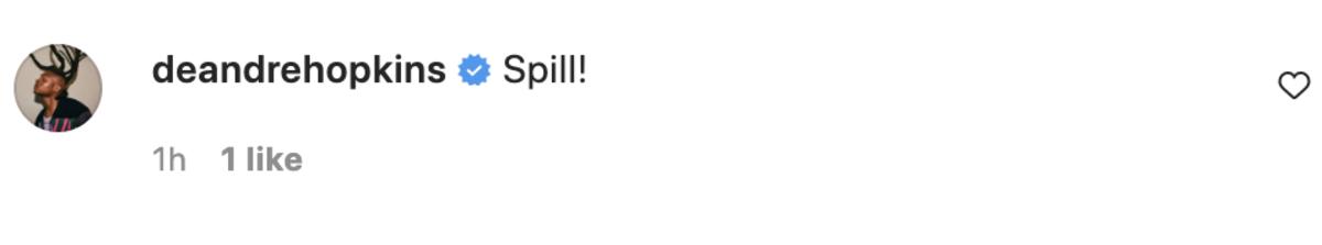 DeAndre Hopkins' Comment